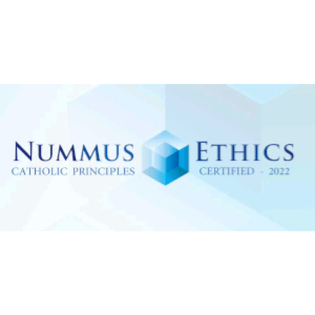 Nummus Ethics est un label éthique italien qui certifie le respect des principes de l'Église catholique (Conférence épiscopale italienne).